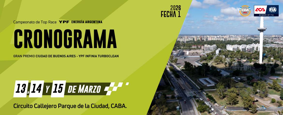 Cronograma confirmado para el Callejero Parque de la Ciudad 